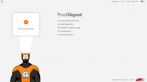 ProofGigant - Online farbverbindliche Proofs bestellen